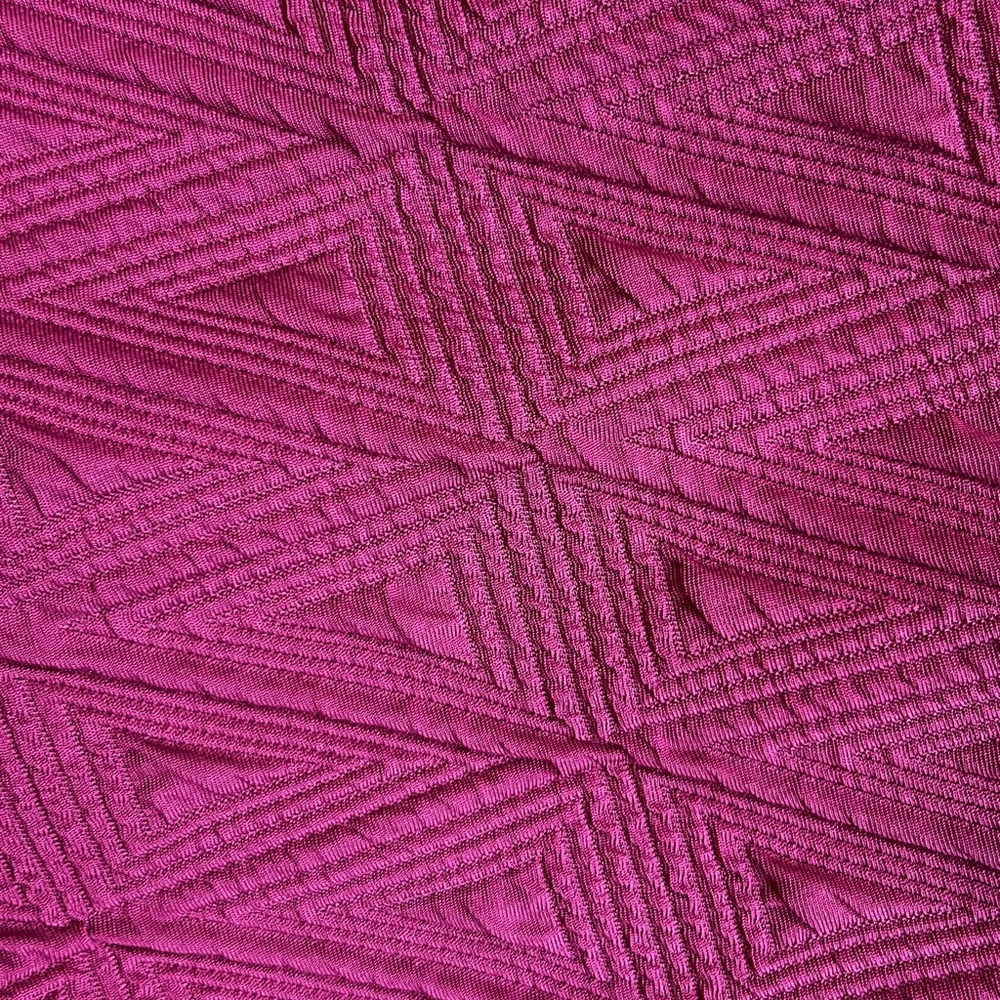 Free People Fuchsia Puff-sleeve Mini Dress XS | “Plum Lily” - Picture 6 of 8